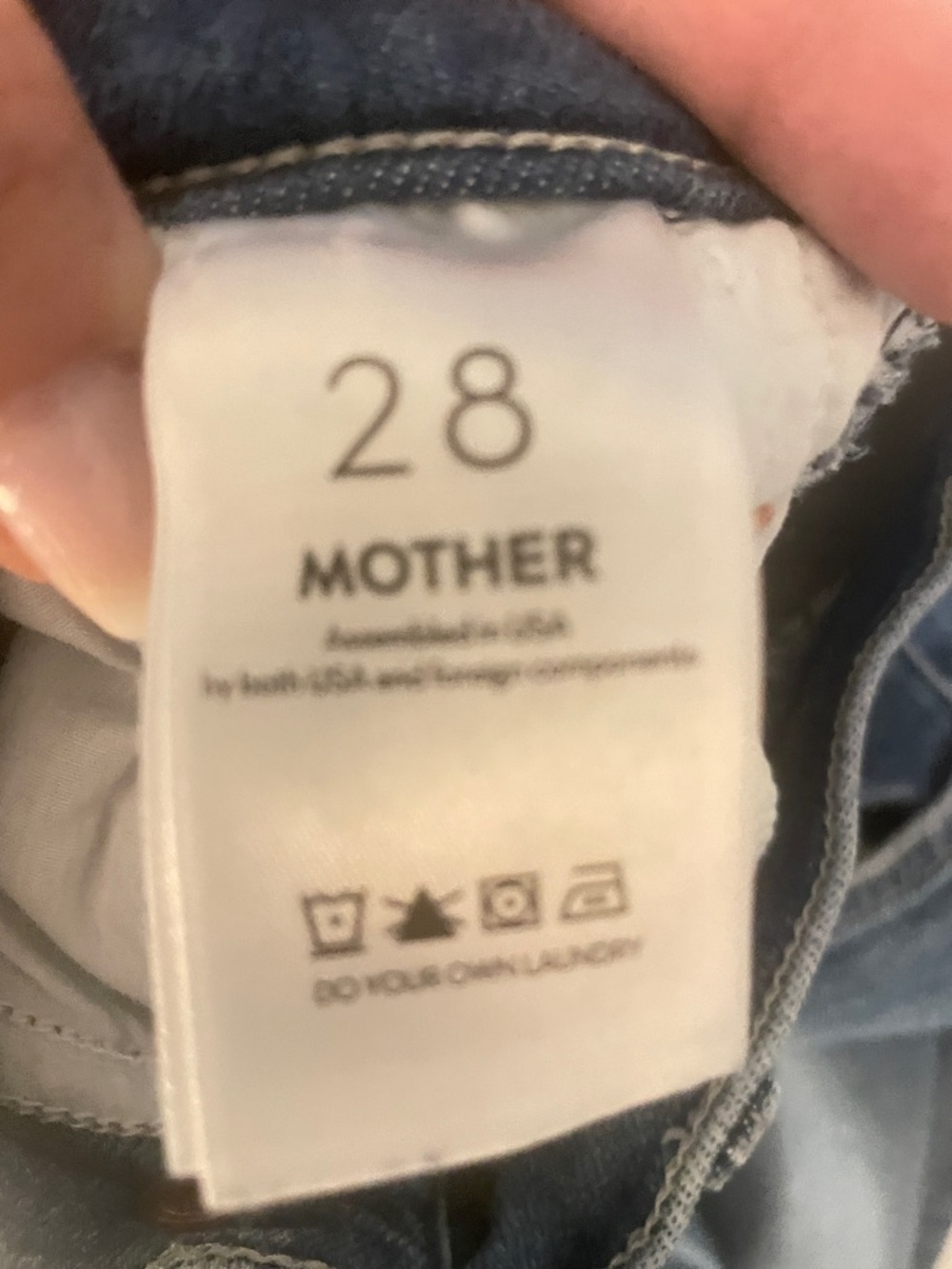 Mother jeans (the tomcat layover) size 28 - Picture 5 of 6